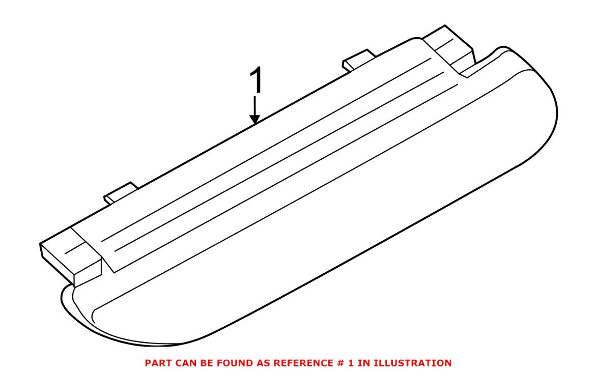 BMW Center High Mount Stop Light - Rear 63257296107